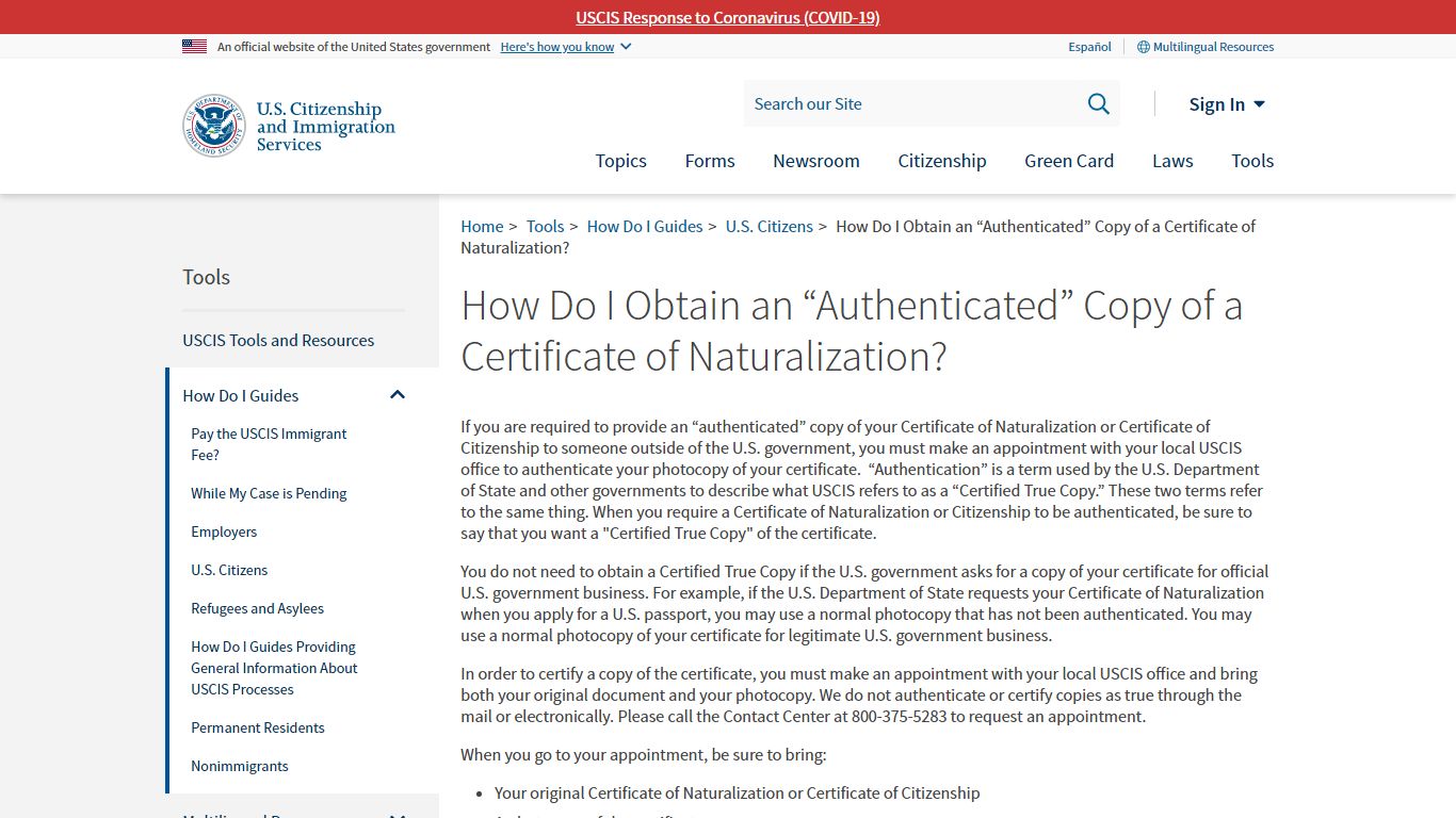 How Do I Obtain an “Authenticated” Copy of a Certificate of ...